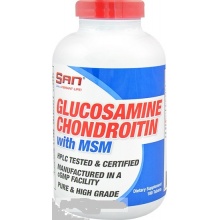 Средство для суставов и связок  San Glucosamine Chondroitin MSM 180 tab