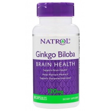 Антиоксидант Natrol Ginkgo Biloba 120 мг 60 капсул