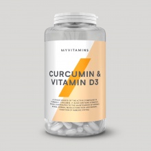 Витамины Myprotein Curcumin + Vitamin D3 60 капсул