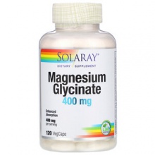 Витамины Solaray Magnesium Glycinate 400 mg 120 капс