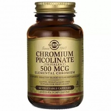 Витамины Solgar Chromium Picolinate 500 mcg 60 капсул