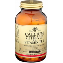 Витамины Solgar Calcium Citrate with Vitamin D3 120 таблеток