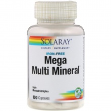 Витамины Solaray Mega Multi Mineral 100 капсул