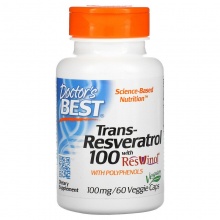 Витамины Doctor’s Best Trans-Resveratrol 100 mg 60 vcaps
