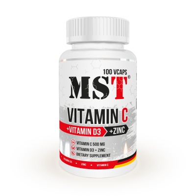  MST Nutrition Vitamin C 500 mg D3 + Zinc  100 