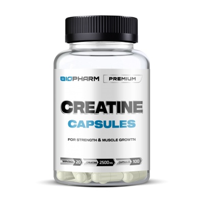 Креатин Biopharm Creatine monohydrate 2500 мг 100 капсул